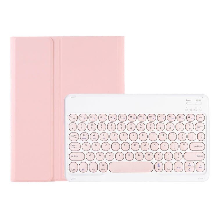 YA700B Custodia in pelle per tastiera Bluetooth color caramello con texture al tatto, For Samsung Galaxy Tab S6 Lite 10.4 inch SM-P610 / SM-P615, For Samsung Galaxy Tab A8 10.5 2021 SM-X200 / SM-X205                                                     ...