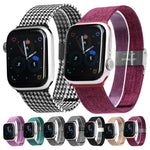 Cinturino in tessuto per Apple Watch Series, 7 41mm / 6&SE&5&4 40mm / 3&2&1 38mm, 7 45mm / 6&SE&5&4 44mm / 3&2&1 42mm