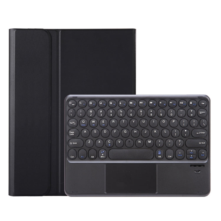 YA610B-A Custodia in pelle per tastiera Bluetooth con cappuccio rotondo in pelle di agnello con touchpad, For Samsung Galaxy Tab S6 Lite 10.4 inch SM-P610 / SM-P615, For Samsung Galaxy Tab A8 10.5 2021 SM-X200 / SM-X205                                 ...