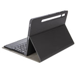YA610B-A Custodia in pelle per tastiera Bluetooth con cappuccio rotondo in pelle di agnello con touchpad, For Samsung Galaxy Tab S6 Lite 10.4 inch SM-P610 / SM-P615, For Samsung Galaxy Tab A8 10.5 2021 SM-X200 / SM-X205                                 ...