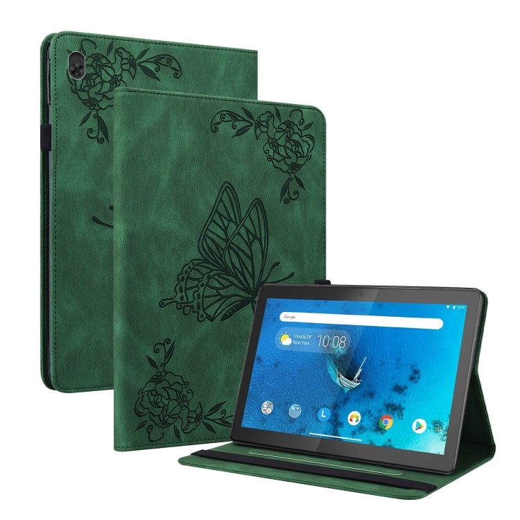Custodia per tablet in pelle goffrata fiore di farfalla, For Lenovo M10 Plus 10.3 TB-X606F/TB-X606X, For Lenovo Tab M10 TB-X605L/X605F, For Lenovo Tab M8 HD / M8 FHD, For Lenovo Tab M10 HD 2nd Gen TB-X306X/TB-X306F