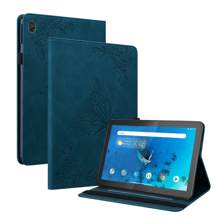 Custodia per tablet in pelle goffrata fiore di farfalla, For Lenovo M10 Plus 10.3 TB-X606F/TB-X606X, For Lenovo Tab M10 TB-X605L/X605F, For Lenovo Tab M8 HD / M8 FHD, For Lenovo Tab M10 HD 2nd Gen TB-X306X/TB-X306F