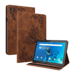 Custodia per tablet in pelle goffrata fiore di farfalla, For Lenovo M10 Plus 10.3 TB-X606F/TB-X606X, For Lenovo Tab M10 TB-X605L/X605F, For Lenovo Tab M8 HD / M8 FHD, For Lenovo Tab M10 HD 2nd Gen TB-X306X/TB-X306F