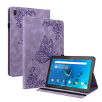 Custodia per tablet in pelle goffrata fiore di farfalla, For Lenovo M10 Plus 10.3 TB-X606F/TB-X606X, For Lenovo Tab M10 TB-X605L/X605F, For Lenovo Tab M8 HD / M8 FHD, For Lenovo Tab M10 HD 2nd Gen TB-X306X/TB-X306F