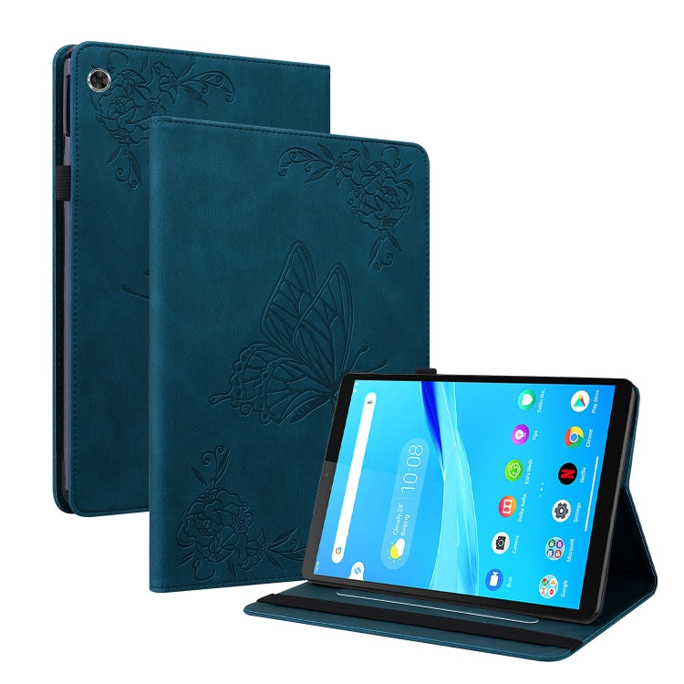 Custodia per tablet in pelle goffrata fiore di farfalla, For Lenovo M10 Plus 10.3 TB-X606F/TB-X606X, For Lenovo Tab M10 TB-X605L/X605F, For Lenovo Tab M8 HD / M8 FHD, For Lenovo Tab M10 HD 2nd Gen TB-X306X/TB-X306F