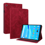 Custodia per tablet in pelle goffrata fiore di farfalla, For Lenovo M10 Plus 10.3 TB-X606F/TB-X606X, For Lenovo Tab M10 TB-X605L/X605F, For Lenovo Tab M8 HD / M8 FHD, For Lenovo Tab M10 HD 2nd Gen TB-X306X/TB-X306F