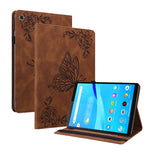 Custodia per tablet in pelle goffrata fiore di farfalla, For Lenovo M10 Plus 10.3 TB-X606F/TB-X606X, For Lenovo Tab M10 TB-X605L/X605F, For Lenovo Tab M8 HD / M8 FHD, For Lenovo Tab M10 HD 2nd Gen TB-X306X/TB-X306F