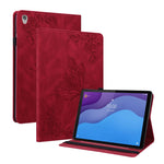 Custodia per tablet in pelle goffrata fiore di farfalla, For Lenovo M10 Plus 10.3 TB-X606F/TB-X606X, For Lenovo Tab M10 TB-X605L/X605F, For Lenovo Tab M8 HD / M8 FHD, For Lenovo Tab M10 HD 2nd Gen TB-X306X/TB-X306F