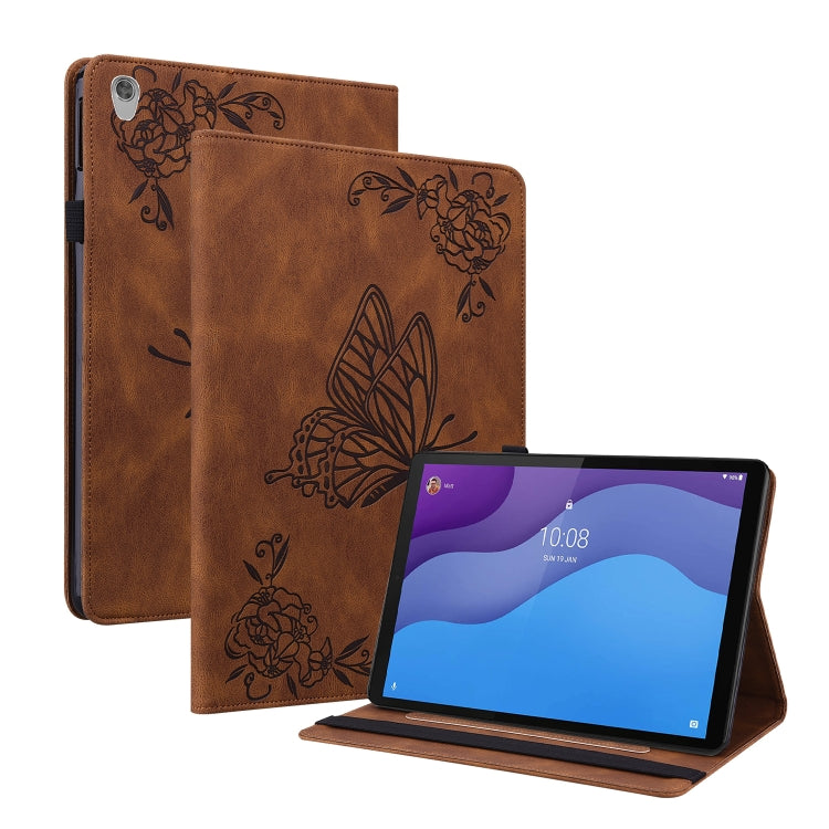 Custodia per tablet in pelle goffrata fiore di farfalla, For Lenovo M10 Plus 10.3 TB-X606F/TB-X606X, For Lenovo Tab M10 TB-X605L/X605F, For Lenovo Tab M8 HD / M8 FHD, For Lenovo Tab M10 HD 2nd Gen TB-X306X/TB-X306F