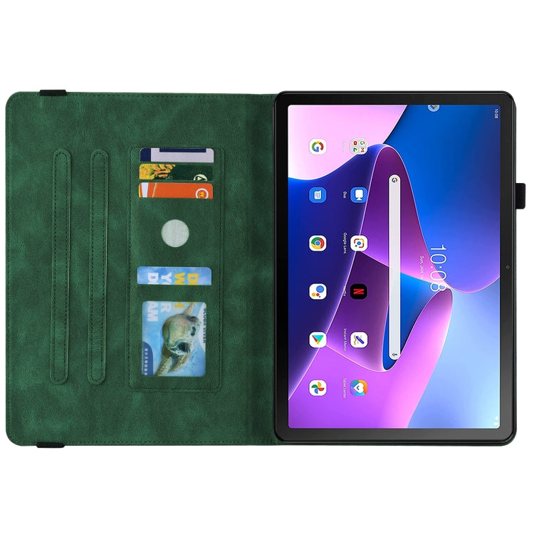 Custodia per tablet in pelle goffrata fiore di farfalla, For Lenovo Tab M10 Plus 10.6 3rd Gen, For Lenovo Tab P11 TB-J606F