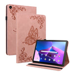 Custodia per tablet in pelle goffrata fiore di farfalla, For Lenovo Tab M10 Plus 10.6 3rd Gen, For Lenovo Tab P11 TB-J606F