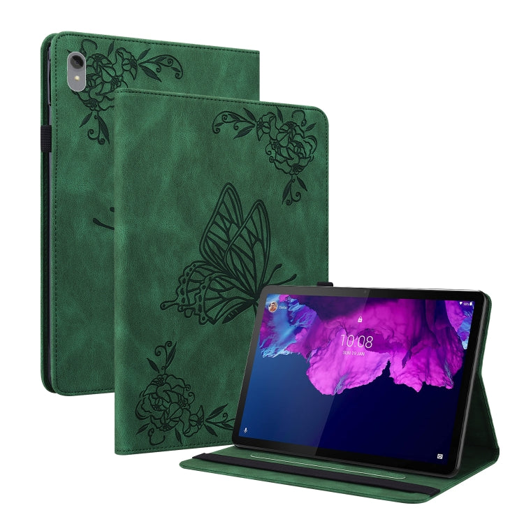 Custodia per tablet in pelle goffrata fiore di farfalla, For Lenovo Tab M10 Plus 10.6 3rd Gen, For Lenovo Tab P11 TB-J606F
