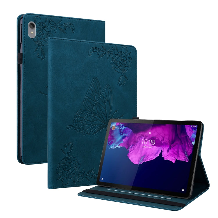 Custodia per tablet in pelle goffrata fiore di farfalla, For Lenovo Tab M10 Plus 10.6 3rd Gen, For Lenovo Tab P11 TB-J606F