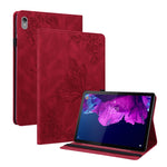 Custodia per tablet in pelle goffrata fiore di farfalla, For Lenovo Tab M10 Plus 10.6 3rd Gen, For Lenovo Tab P11 TB-J606F