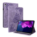 Custodia per tablet in pelle goffrata fiore di farfalla, For Lenovo Tab M10 Plus 10.6 3rd Gen, For Lenovo Tab P11 TB-J606F