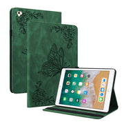 Custodia per tablet in pelle goffrata fiore di farfalla, For iPad 9.7 inch 2017 / 2018, For iPad 10.2 2021&2020&2019 / Air 2019, For iPad mini 2024 / mini 6, For iPad mini 2019 / 4 / 3 / 2 / 1