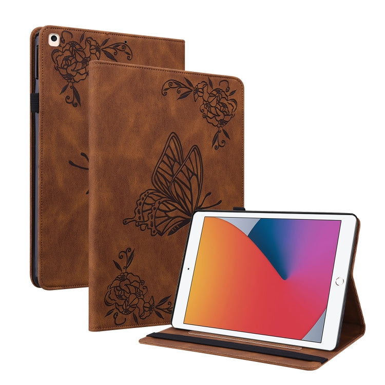 Custodia per tablet in pelle goffrata fiore di farfalla, For iPad 9.7 inch 2017 / 2018, For iPad 10.2 2021&2020&2019 / Air 2019, For iPad mini 2024 / mini 6, For iPad mini 2019 / 4 / 3 / 2 / 1