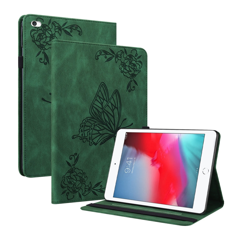 Custodia per tablet in pelle goffrata fiore di farfalla, For iPad 9.7 inch 2017 / 2018, For iPad 10.2 2021&2020&2019 / Air 2019, For iPad mini 2024 / mini 6, For iPad mini 2019 / 4 / 3 / 2 / 1