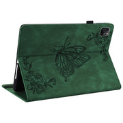 Custodia per tablet in pelle goffrata fiore di farfalla, For iPad Pro 11 inch 2021&2020&2018 / Air 2022