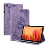 Custodia per tablet in pelle goffrata fiore di farfalla, For Samsung Galaxy Tab A7 10.4 2020 SM-T500/T505, For Samsung Galaxy Tab A7 Lite T220/T225, For Samsung Galaxy Tab S7 11 inch T870/SM-T875, For Samsung Tab S6 Lite SM-P610/SM-P615