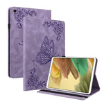 Custodia per tablet in pelle goffrata fiore di farfalla, For Samsung Galaxy Tab A7 10.4 2020 SM-T500/T505, For Samsung Galaxy Tab A7 Lite T220/T225, For Samsung Galaxy Tab S7 11 inch T870/SM-T875, For Samsung Tab S6 Lite SM-P610/SM-P615