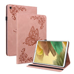 Custodia per tablet in pelle goffrata fiore di farfalla, For Samsung Galaxy Tab A7 10.4 2020 SM-T500/T505, For Samsung Galaxy Tab A7 Lite T220/T225, For Samsung Galaxy Tab S7 11 inch T870/SM-T875, For Samsung Tab S6 Lite SM-P610/SM-P615