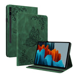 Custodia per tablet in pelle goffrata fiore di farfalla, For Samsung Galaxy Tab A7 10.4 2020 SM-T500/T505, For Samsung Galaxy Tab A7 Lite T220/T225, For Samsung Galaxy Tab S7 11 inch T870/SM-T875, For Samsung Tab S6 Lite SM-P610/SM-P615