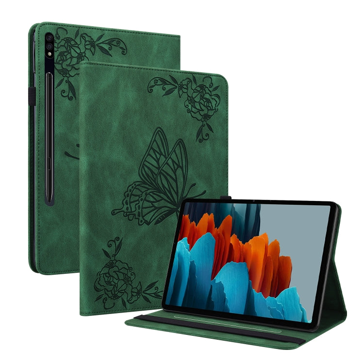 Custodia per tablet in pelle goffrata fiore di farfalla, For Samsung Galaxy Tab A7 10.4 2020 SM-T500/T505, For Samsung Galaxy Tab A7 Lite T220/T225, For Samsung Galaxy Tab S7 11 inch T870/SM-T875, For Samsung Tab S6 Lite SM-P610/SM-P615