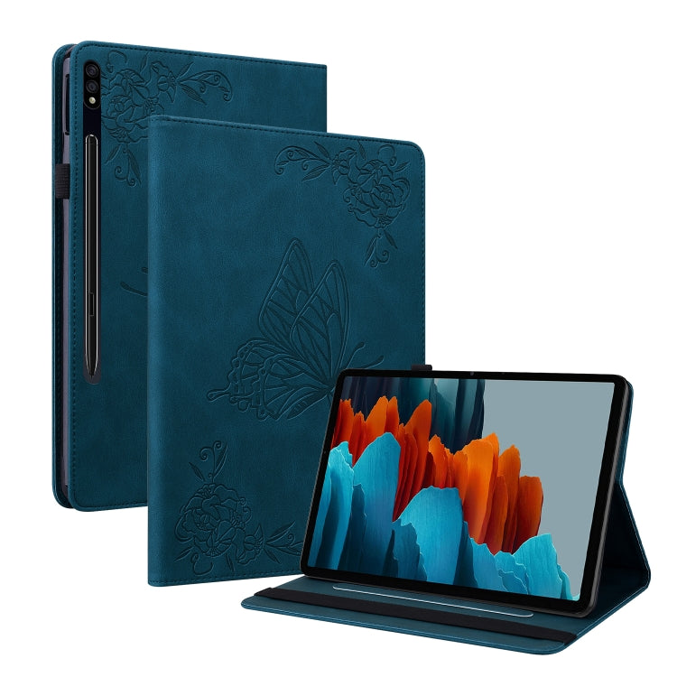 Custodia per tablet in pelle goffrata fiore di farfalla, For Samsung Galaxy Tab A7 10.4 2020 SM-T500/T505, For Samsung Galaxy Tab A7 Lite T220/T225, For Samsung Galaxy Tab S7 11 inch T870/SM-T875, For Samsung Tab S6 Lite SM-P610/SM-P615