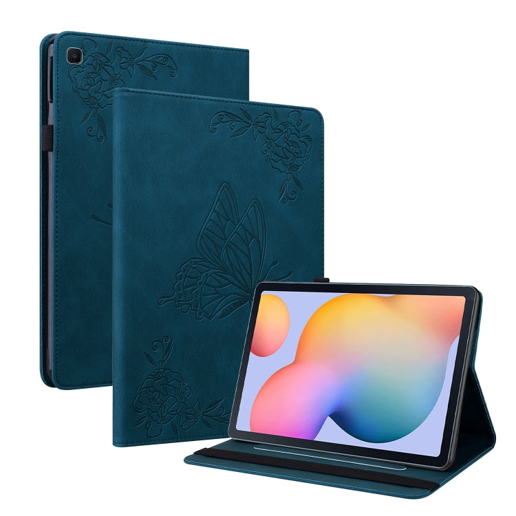 Custodia per tablet in pelle goffrata fiore di farfalla, For Samsung Galaxy Tab A7 10.4 2020 SM-T500/T505, For Samsung Galaxy Tab A7 Lite T220/T225, For Samsung Galaxy Tab S7 11 inch T870/SM-T875, For Samsung Tab S6 Lite SM-P610/SM-P615