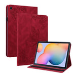 Custodia per tablet in pelle goffrata fiore di farfalla, For Samsung Galaxy Tab A7 10.4 2020 SM-T500/T505, For Samsung Galaxy Tab A7 Lite T220/T225, For Samsung Galaxy Tab S7 11 inch T870/SM-T875, For Samsung Tab S6 Lite SM-P610/SM-P615