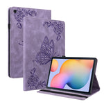 Custodia per tablet in pelle goffrata fiore di farfalla, For Samsung Galaxy Tab A7 10.4 2020 SM-T500/T505, For Samsung Galaxy Tab A7 Lite T220/T225, For Samsung Galaxy Tab S7 11 inch T870/SM-T875, For Samsung Tab S6 Lite SM-P610/SM-P615