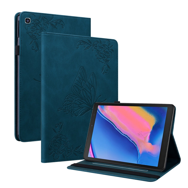 Custodia per tablet in pelle goffrata fiore di farfalla, For Samsung Tab A 8.0 2019 T290/T295/T297, For Samsung Galaxy Tab A8 10.5 2021