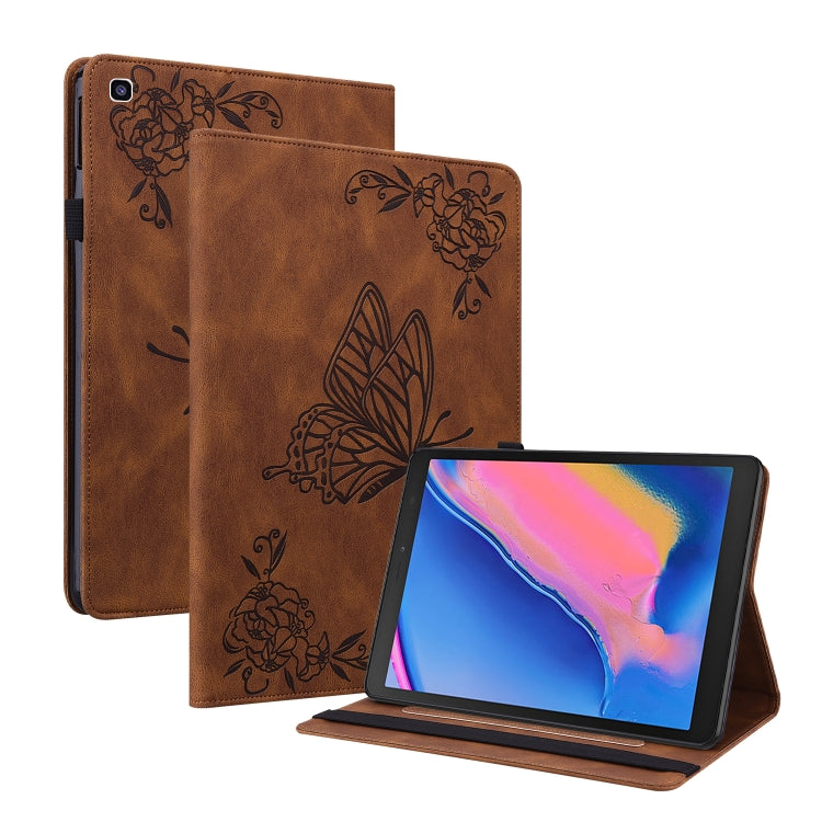 Custodia per tablet in pelle goffrata fiore di farfalla, For Samsung Tab A 8.0 2019 T290/T295/T297, For Samsung Galaxy Tab A8 10.5 2021