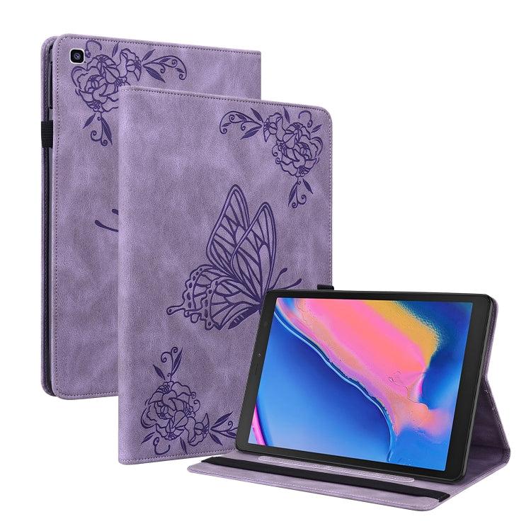 Custodia per tablet in pelle goffrata fiore di farfalla, For Samsung Tab A 8.0 2019 T290/T295/T297, For Samsung Galaxy Tab A8 10.5 2021