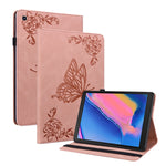 Custodia per tablet in pelle goffrata fiore di farfalla, For Samsung Tab A 8.0 2019 T290/T295/T297, For Samsung Galaxy Tab A8 10.5 2021