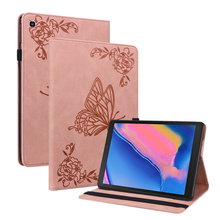 Custodia per tablet in pelle goffrata fiore di farfalla, For Samsung Tab A 8.0 2019 T290/T295/T297, For Samsung Galaxy Tab A8 10.5 2021