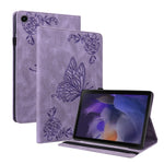 Custodia per tablet in pelle goffrata fiore di farfalla, For Samsung Tab A 8.0 2019 T290/T295/T297, For Samsung Galaxy Tab A8 10.5 2021