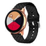 Cinturino in silicone con trama intrecciata, For Samsung Galaxy Watch4 40/44mm, For Samsung Galaxy Watch4 Classic 42/46mm