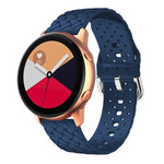 Cinturino in silicone con trama intrecciata, For Samsung Galaxy Watch4 40/44mm, For Samsung Galaxy Watch4 Classic 42/46mm
