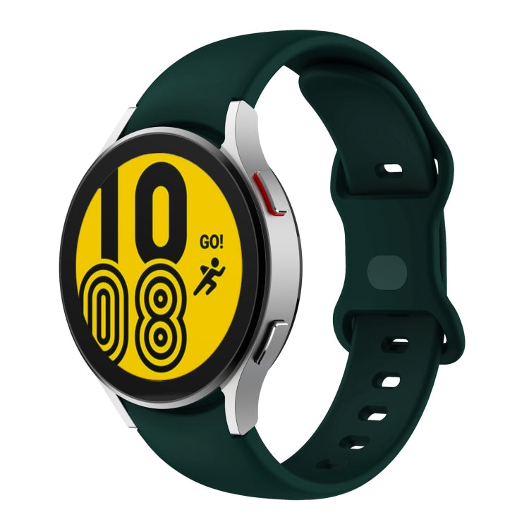 Cinturino in silicone con fibbia a farfalla, For Samsung Galaxy Watch4 Classic 42mm / Watch4 40mm, For Samsung Galaxy Watch4 Classic 46mm / Watch4 44mm, For Samsung  Galaxy Watch4 Classic 46mm / Watch4 44mm                                              ...