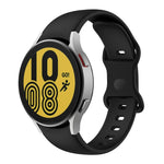 Cinturino in silicone con fibbia a farfalla, For Samsung Galaxy Watch4 Classic 42mm / Watch4 40mm, For Samsung Galaxy Watch4 Classic 46mm / Watch4 44mm, For Samsung  Galaxy Watch4 Classic 46mm / Watch4 44mm                                              ...