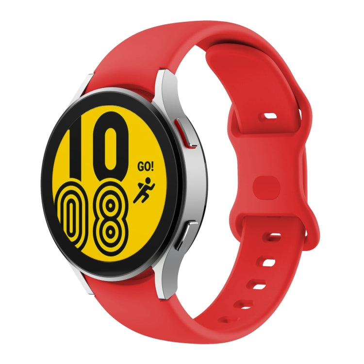 Cinturino in silicone con fibbia a farfalla, For Samsung Galaxy Watch4 Classic 42mm / Watch4 40mm, For Samsung Galaxy Watch4 Classic 46mm / Watch4 44mm, For Samsung  Galaxy Watch4 Classic 46mm / Watch4 44mm                                              ...