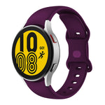 Cinturino in silicone con fibbia a farfalla, For Samsung Galaxy Watch4 Classic 42mm / Watch4 40mm, For Samsung Galaxy Watch4 Classic 46mm / Watch4 44mm, For Samsung  Galaxy Watch4 Classic 46mm / Watch4 44mm                                              ...