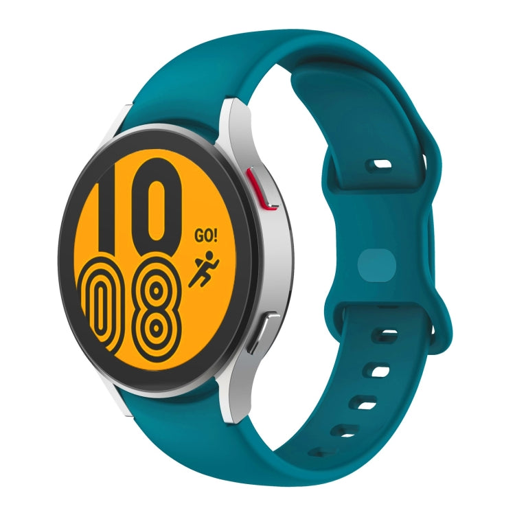 Cinturino in silicone con fibbia a farfalla, For Samsung Galaxy Watch4 Classic 42mm / Watch4 40mm, For Samsung Galaxy Watch4 Classic 46mm / Watch4 44mm, For Samsung  Galaxy Watch4 Classic 46mm / Watch4 44mm                                              ...