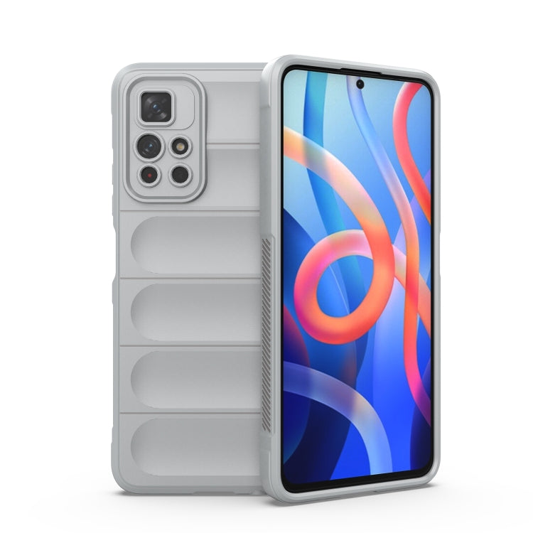 Magic Shield TPU + custodia per telefono in flanella, For Xiaomi Redmi Note 11 5G Chinese Version, For Xiaomi Redmi Note 11 Pro 5G Chinese