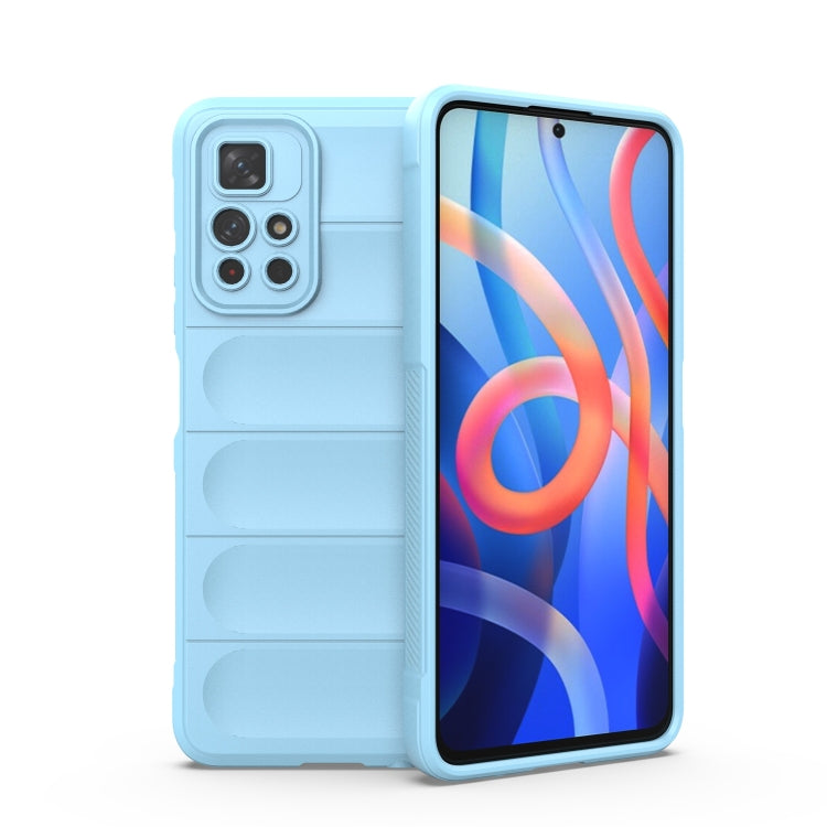 Magic Shield TPU + custodia per telefono in flanella, For Xiaomi Redmi Note 11 5G Chinese Version, For Xiaomi Redmi Note 11 Pro 5G Chinese