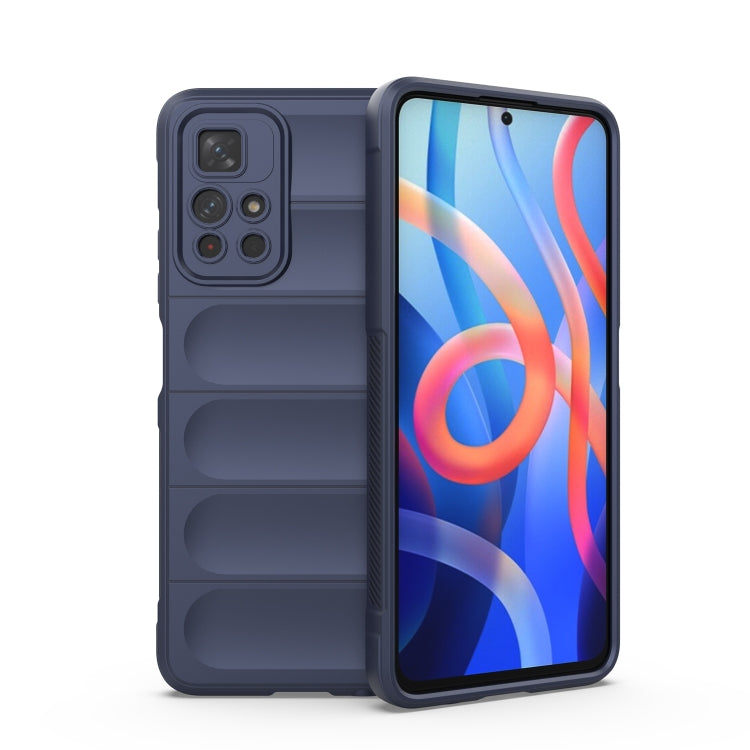 Magic Shield TPU + custodia per telefono in flanella, For Xiaomi Redmi Note 11 5G Chinese Version, For Xiaomi Redmi Note 11 Pro 5G Chinese
