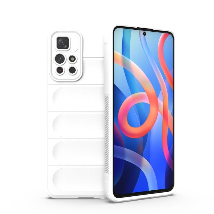 Magic Shield TPU + custodia per telefono in flanella, For Xiaomi Redmi Note 11 5G Chinese Version, For Xiaomi Redmi Note 11 Pro 5G Chinese