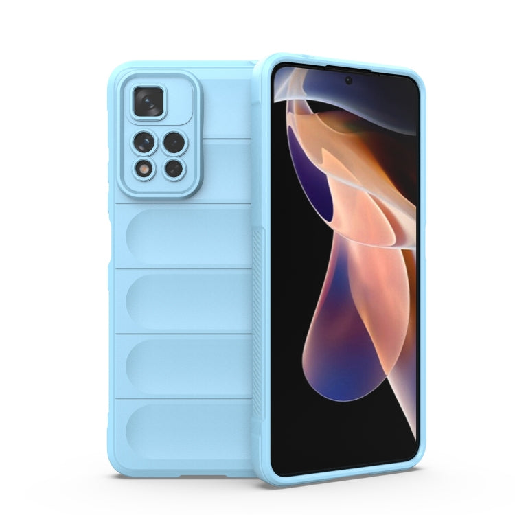 Magic Shield TPU + custodia per telefono in flanella, For Xiaomi Redmi Note 11 5G Chinese Version, For Xiaomi Redmi Note 11 Pro 5G Chinese